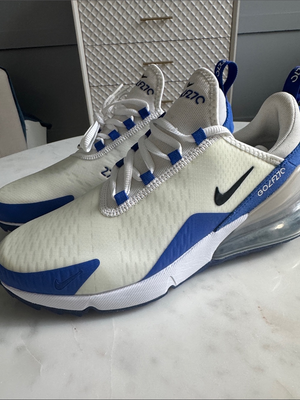 Nike Air Max 270 — White and Blue
